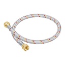 Manguera para gas, aluminio, 3/8' flare, 60 cm, FOSET BASIC FGA-06P