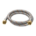 Manguera para gas, aluminio, 3/8' flare, 100 cm, FOSET BASIC FGA-10P