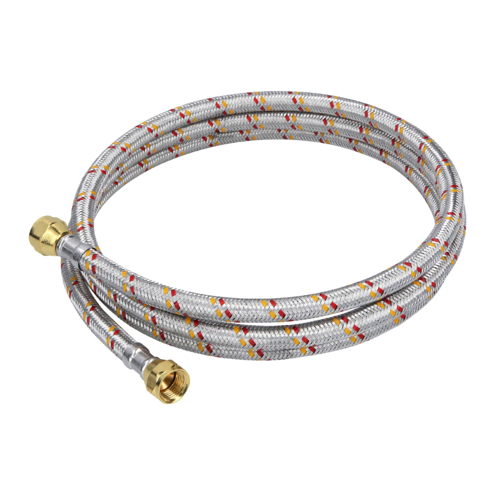 Manguera para gas, aluminio, 3/8' flare, 200 cm, FOSET BASIC FGA-20P