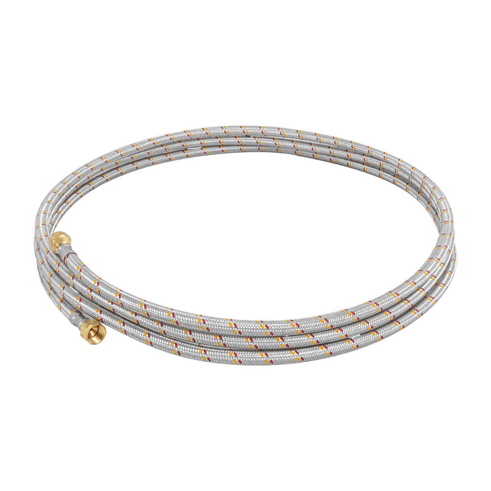 Manguera para gas, aluminio, 3/8' flare, 400 cm, FOSET BASIC FGA-40P