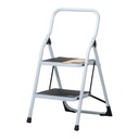 Escalera tubular, plegable, 2 peldaños, Pretul ESTU-2P