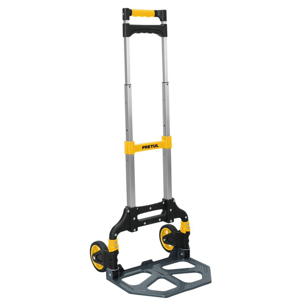 Diablo de carga, plegable de aluminio y base acero, 100 kg DIA-100P