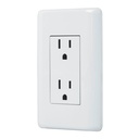 Contacto dúplex, 2 polos + tierra, VOLTECK BASIC CODO-B