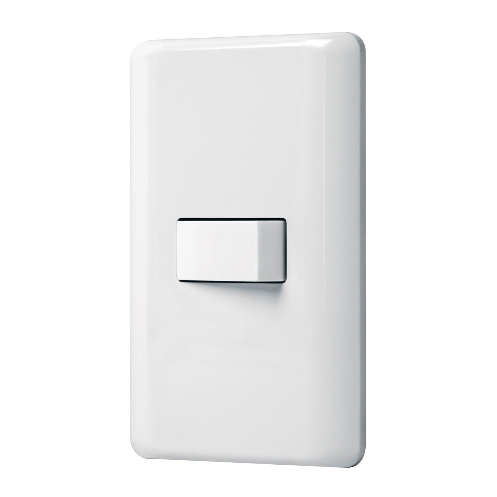 Placa armada con 1 interruptor sencillo, VOLTECK BASIC PA-APSE-B
