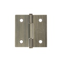 Bisagra cuadrada 2', latón antiguo, cabeza plana, BASIC BC-202PP