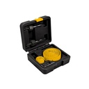 Juego de 12 brocasierras, 2 mandriles y llave allen, PRETUL KIT-14P