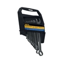 Juego de 11 llaves combinadas mm, acabado gun metal, Pretul J-2011MG