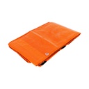 Lona de polietileno 3 x 5 m, naranja, 110 g/m2, PRETUL LP-35N