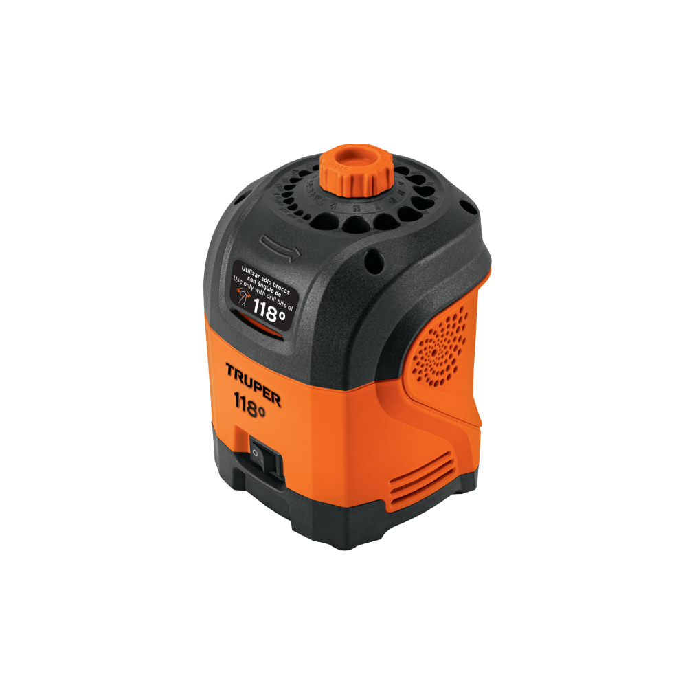 Afilador eléctrico para brocas con punta 118°, TRUPER AFB-118
