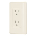 Contacto dúplex aterrizado, marfil, Volteck Basic CODO-BI