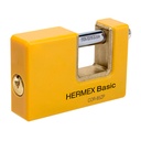Candado antipalanca 85 mm cuerpo metálico, HERMEX BASIC COR-85ZP