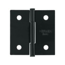 Bisagra cuadrada 2', acero negro mate, cabeza plana, BASIC BC-206PP
