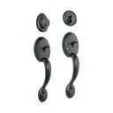 Doble jaladera y perilla, Berna mariposa, negro, BASIC CEP-61JJP