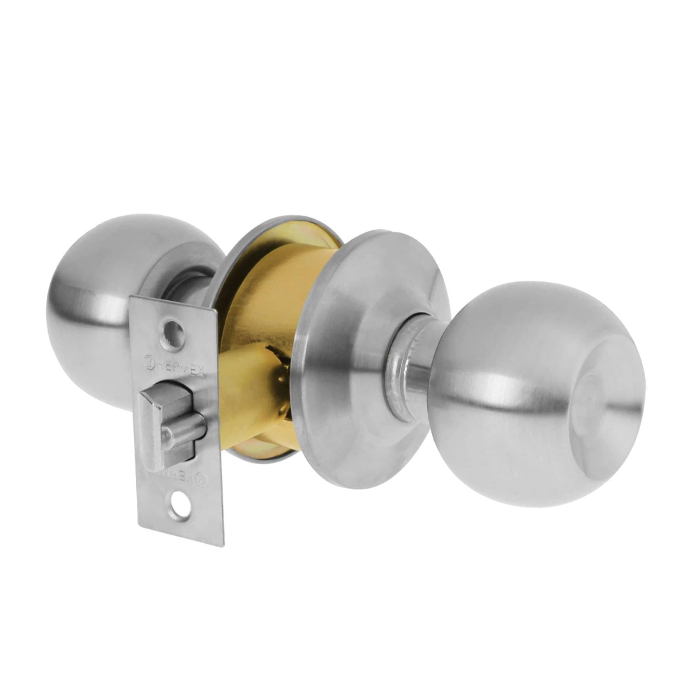 Cerradura esfera cilíndrico, entrada, cromo, blíster, BASIC BAL-CM-EPB