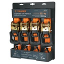 Juego de 4 sujetadores con matraca carga máxima 1000 kg SU-1000C4