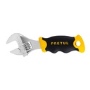 Llave ajustable (perico corto) 5' cromada con grip, PRETUL PECO-5P