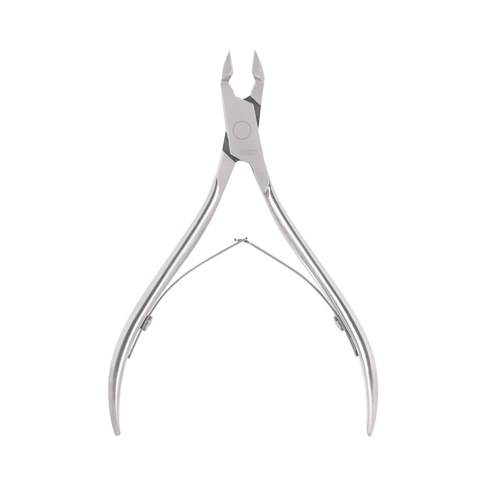 Alicate para manicure 4' cabeza recta, punta mediana, PRETUL UNA-241P