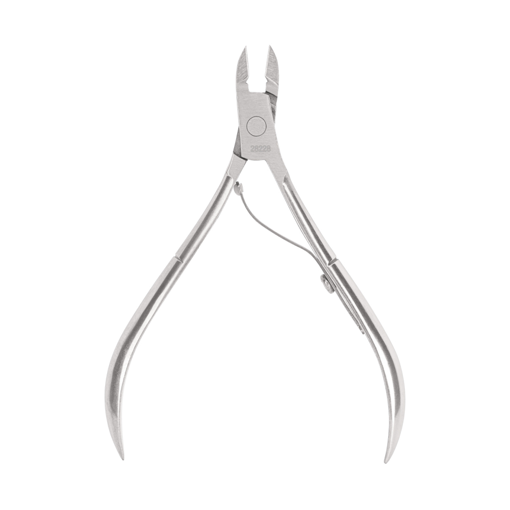 Alicate para manicure 4', cabeza recta, punta corta, PRETUL UNA-238P