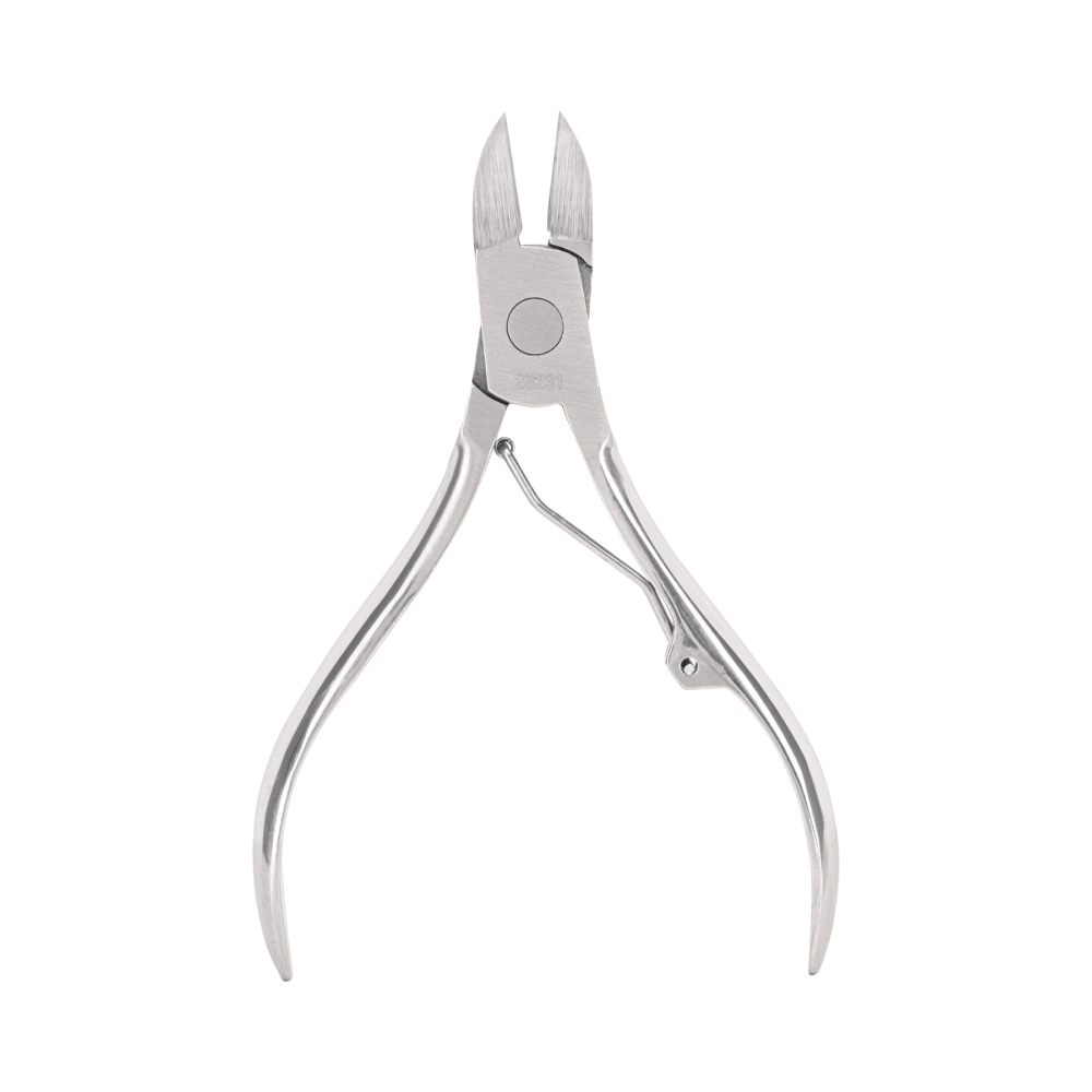 Alicate para pedicure 4', cabeza curva, punta fina, PRETUL UNA-340P