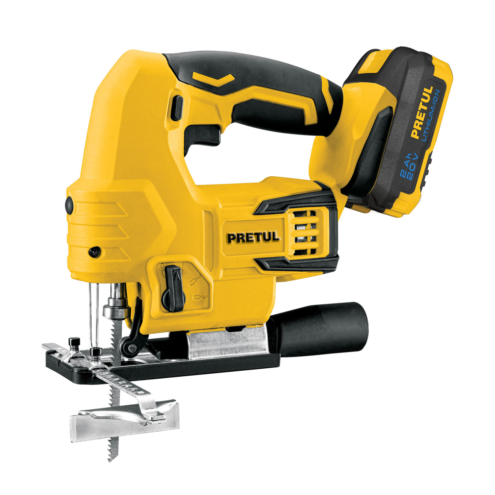 Sierra caladora, 20V, 1 batería 2Ah, PRETUL CALI-20P
