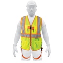 Chaleco de seguridad para arnés, alta visibilidad, verde CHS-700VA
