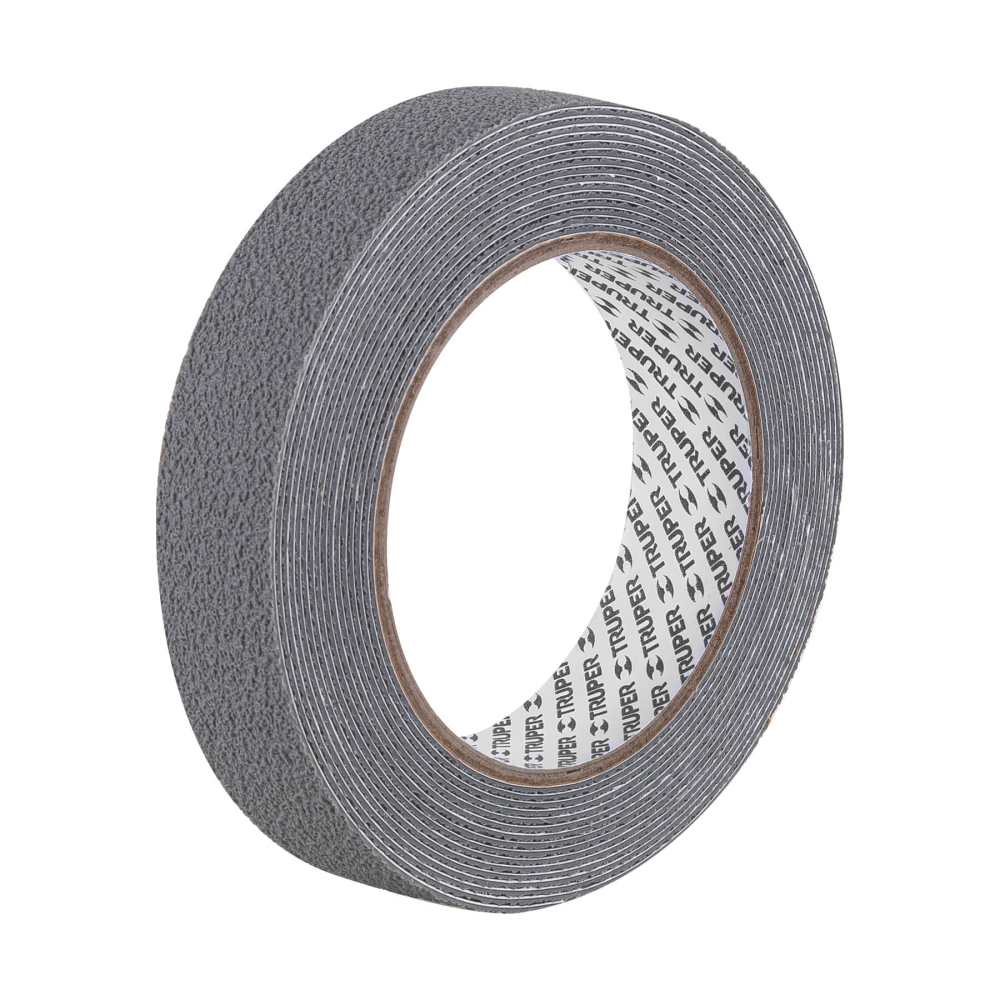 Rollo de 5 m cinta antiderrapante 25mm gris p/áreas húmedas CIAH-15G