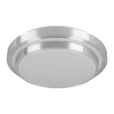 Luminario LED plafón decorativo 22W 6500K, metálico, BASIC PLA-704L