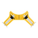 Prensa esquinera de 3', cuerpo aluminio, PRETUL PESQ-3P