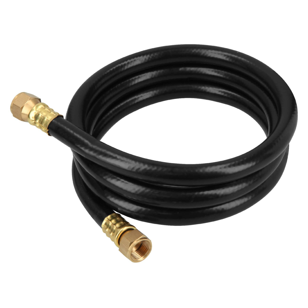 Manguera para gas, PVC negra, 3/8' flare, 1.5 m, FOSET MGAN-15