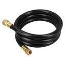 Manguera para gas, PVC negra, 3/8' flare, 1.5 m, FOSET MGAN-15