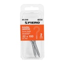 Blíster con 2 armellas abiertas de 22 x 100, FIERO AR-22AB