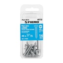 Blíster con 14 pijas para lámina, #8 x 1', FIERO PILA-8X1A