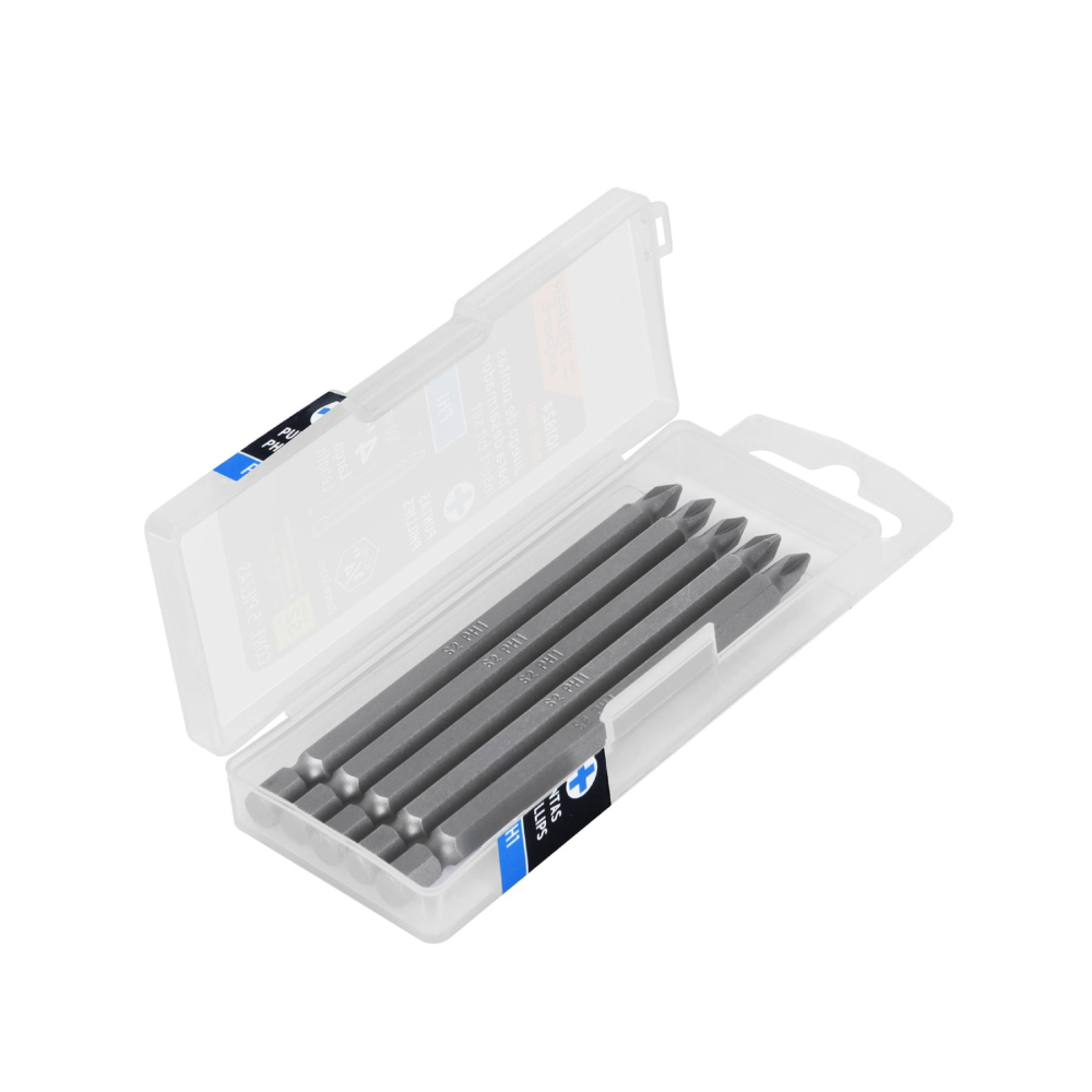 Estuche con 5 puntas de cruz PH1 largo 4', TRUPER EXPERT PUDE-1401