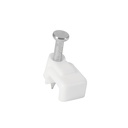 Bolsa con 500 grapas blancas de 6 mm para cable plano GPL-5BG