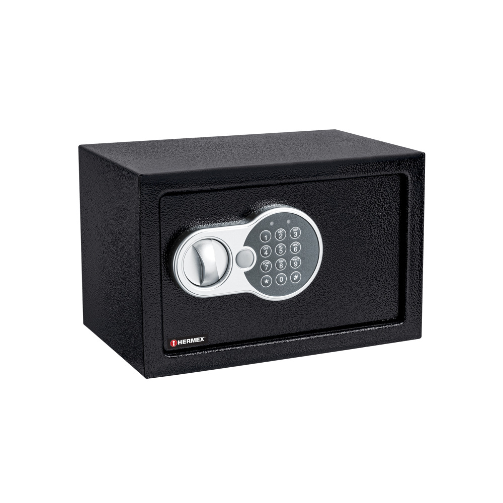 Caja de seguridad electrónica, chica, HERMEX CASE-31