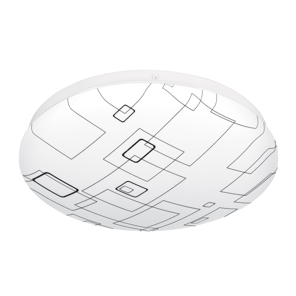 Luminario LED plafón decorativo 15W 6500K, cuadros, BASIC PLA-502L