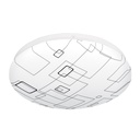 Luminario LED plafón decorativo 15W 6500K, cuadros, BASIC PLA-502L