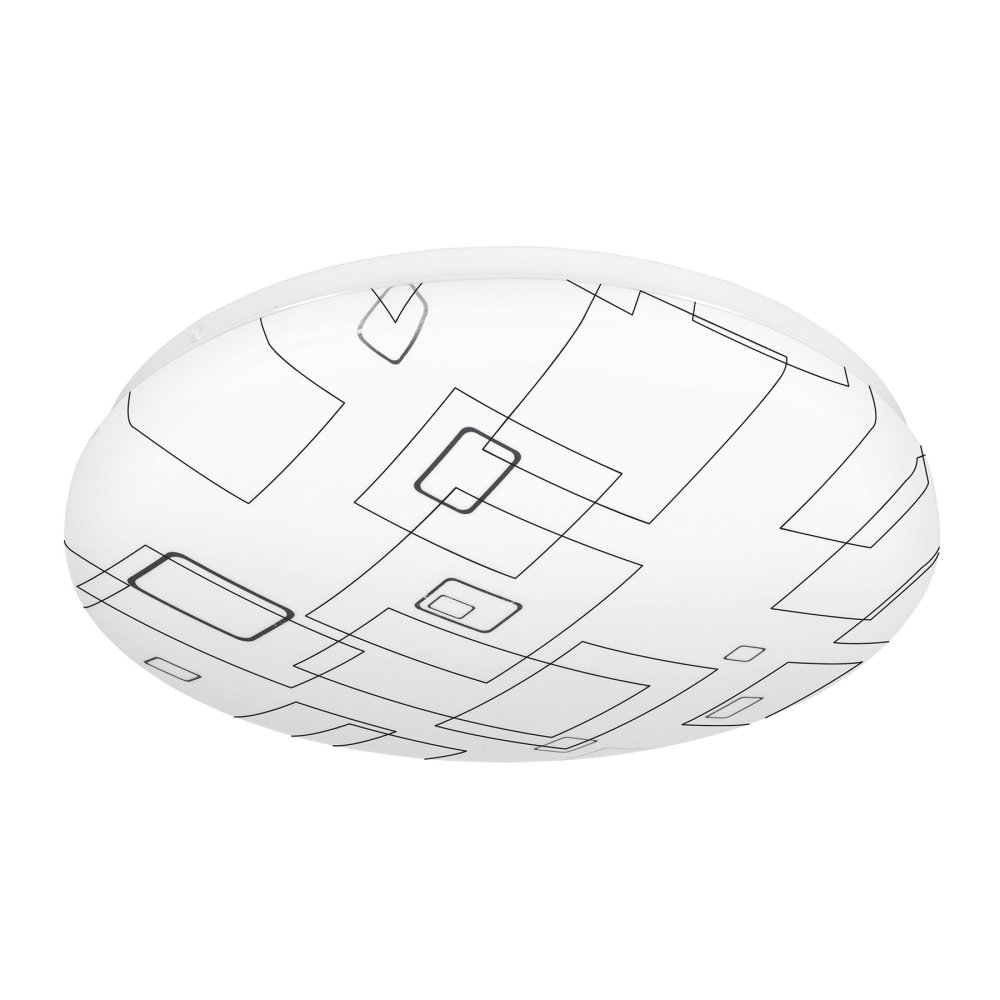 Luminario LED plafón decorativo 18W 6500K, cuadros, BASIC PLA-503L