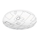 Luminario LED plafón decorativo 18W 6500K, cuadros, BASIC PLA-503L