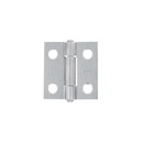 Bisagra rectangular 1 x 7/8', acero natural, HERMEX BR-100