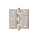 Bisagra cuadrada 3-1/2', acero inox, cabeza redonda, HERMEX BC-354R