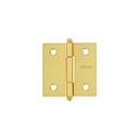 Bisagra cuadrada 2', latonado, cabeza redonda, HERMEX BC-201R