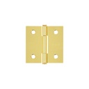 Bisagra cuadrada 2', latonado, cabeza plana, HERMEX BC-201P