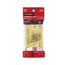 Bolsa c/2 bisagras cuadradas 3', latonado, cabeza plana BC-301PB