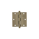 Bisagra cuadrada 3-1/2', latón antiguo, cabeza redonda BC-352R