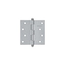 Bisagra cuadrada 4', acero satinado, cabeza redonda, HERMEX BC-403R