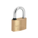 Candado de latón, 50mm, gancho corto, llave tubular, blister CL-50T