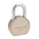 Candado redondo, 65mm, gancho corto, llave de puntos,blíster CA-65Q