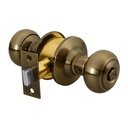 Cerradura tipo oval para baño, latón antiguo, HERMEX CEPO-22B