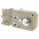 Cerradura sobreponer, puerta corrediza, instala-fácil, izq. CS-95I